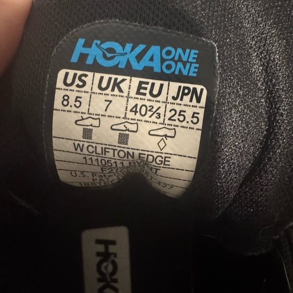 Hoka One One Womens Clifton Edge shoes Size 8.5 US - Picture 7 of 7